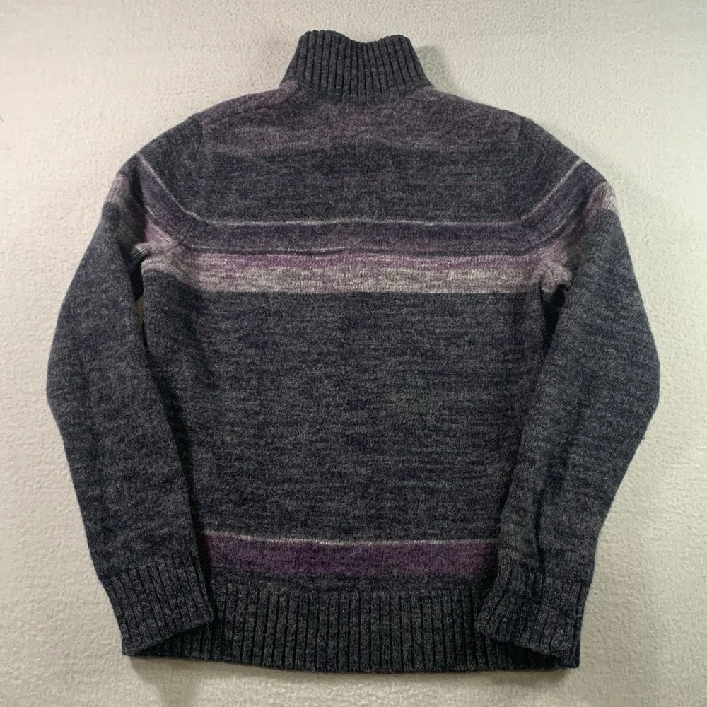 Vintage Y2K Banana Republic Pullover Medium 1/4 Zip Extra Fine Merino Wool